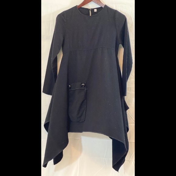 Tops - Black Wool Winter Tunic